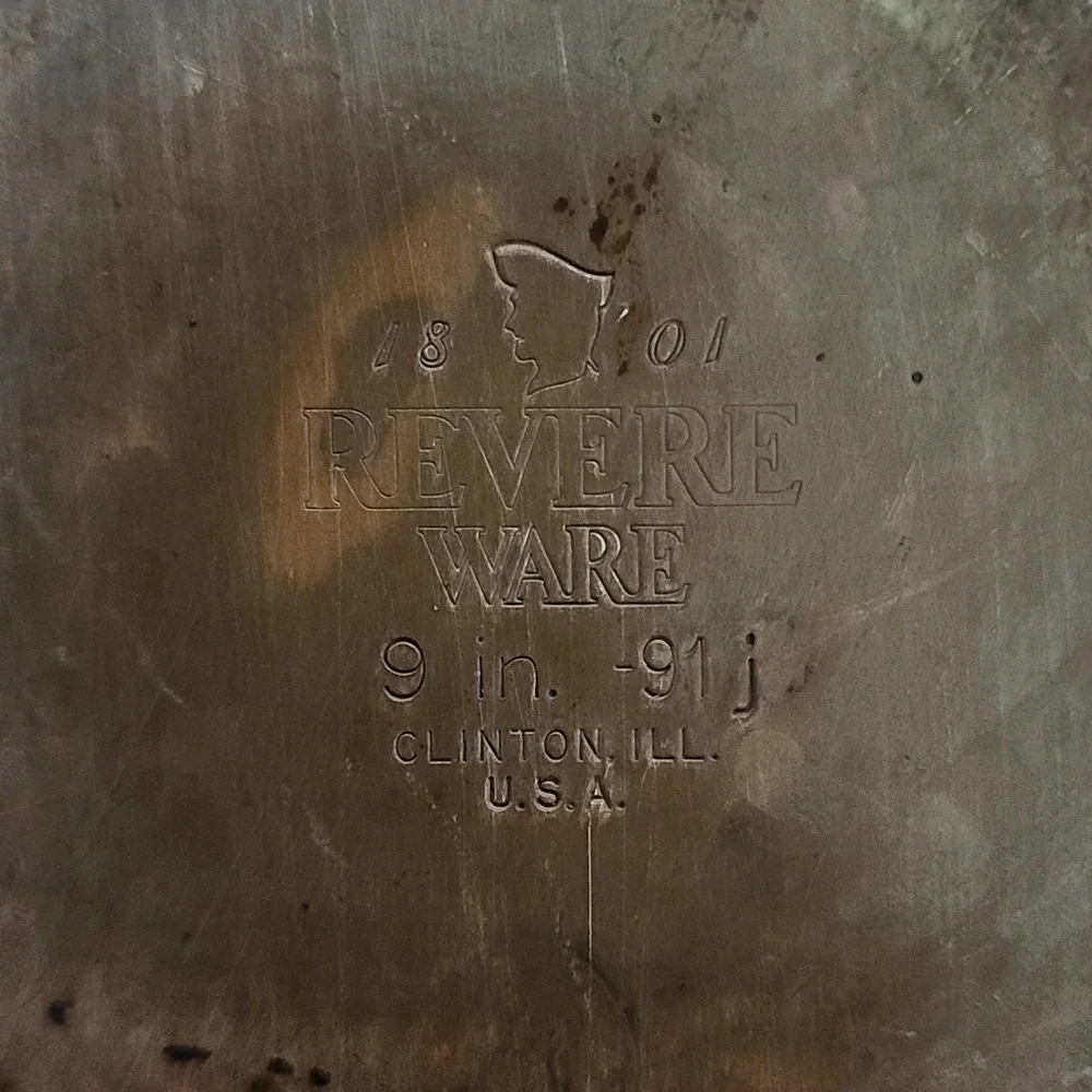 1801 Revere Ware 9” Frying Pan